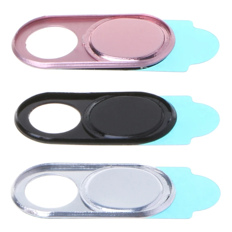 

1 PC Metal Oval Webcam Slider Cover Privacy Protector For Phone Laptop Tablet