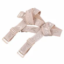 1,5 см ширина декоративные Нескользящие бюстгальтер с застежкой-молнией сексуальные регулируемая эластичная бретелька бюстгальтера аксессуары