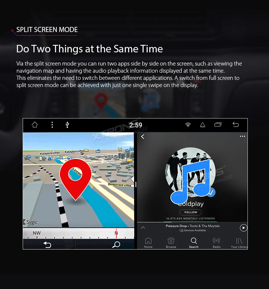 Clearance XTRONS 7"Android 8.1 Octa Core GPS Car Stereo DVD Player for VW Volkswagen CITI CHICO SHARAN LUPO Transporter For SKODA for SEAT 9