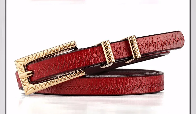 Himunu Fashion Pin Buckle Women Belt Genuine Leather Female Belt for Women Luxury Brand Cowskin Jeans Belts