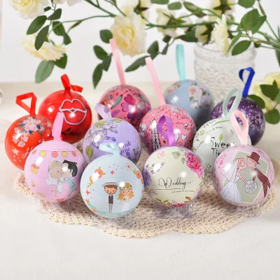 

20 Balls/Set Metal Tin Candy Box Wedding Gift Box Party Christmas Packaging Chocolate Box Small Boxes For Gifts