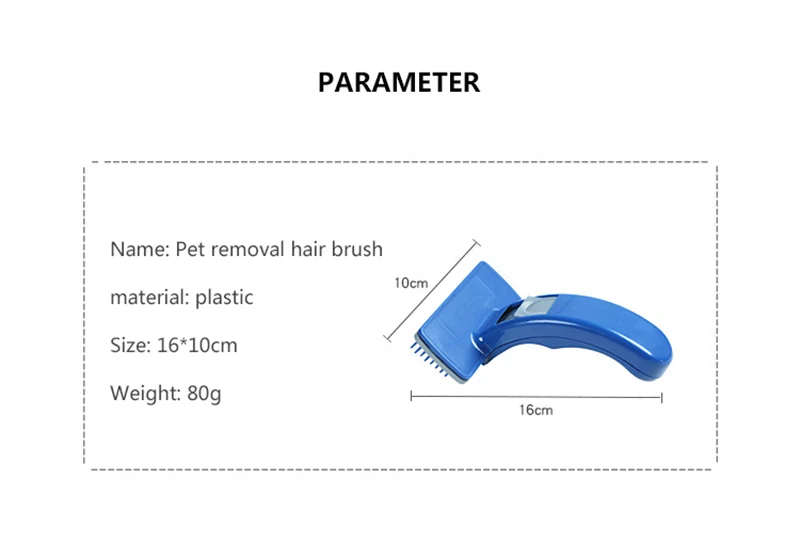 JCPAL Многоцелевой Собака Кошка Животное Синий Plasit гребень для удаления волос щетка для ухода за волосами Инструменты ручное удаление волос ПЭТ кошка принадлежности