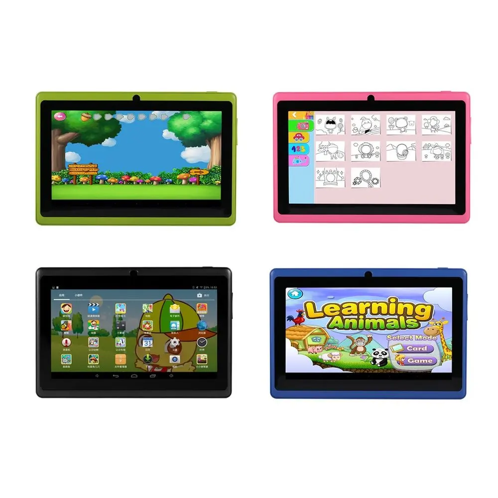 TOMLOV Kids Learning Machine Q88 7inch Children Tablet PC 1G+8GB A33 Quad Core Android 4.4 Tablet PC EU Plug TOMLOV Kids Learning Machine Q88 7inch Children Tablet PC 1G+8GB A33 Quad Core Android 4.4 Tablet PC EU Plug
