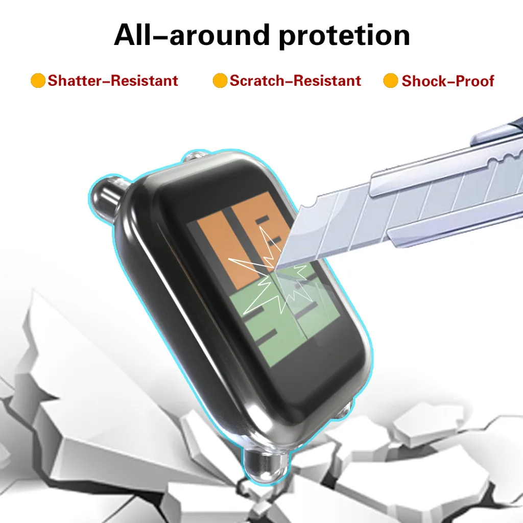 3 шт качественный ТПУ защитный полный чехол для Huami Amazfit Bip Молодежные часы популярный прочный протектор для часов легко снимается