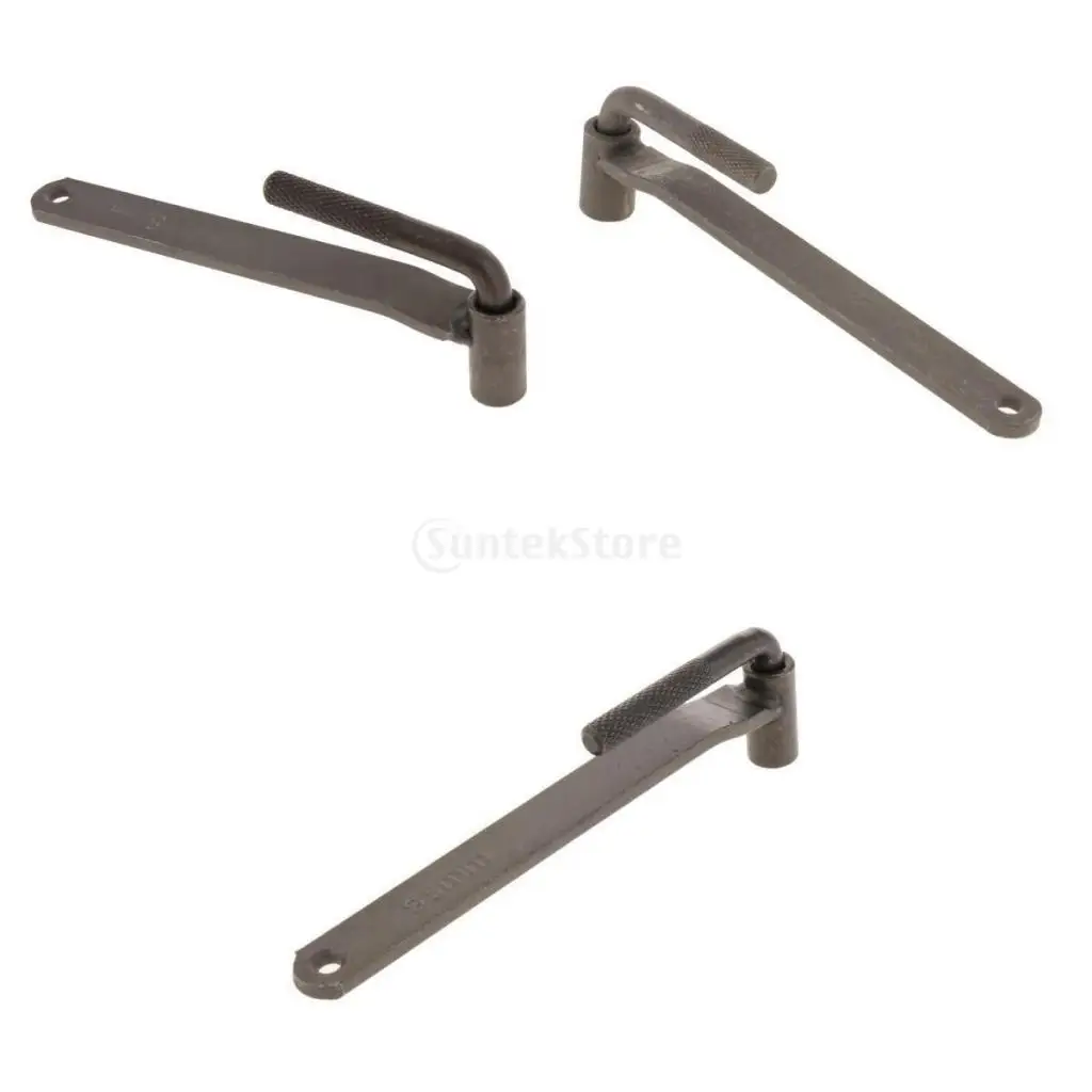 3 Pcs Portable Motorcycle Adjustment Tool Engine Valve Screw Metal Wrench Spanner Wrench 10mm/8mm/9mm