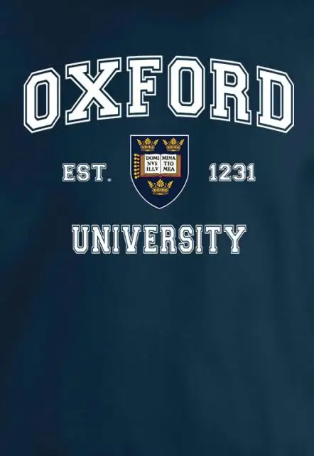 

Oxford University T Shirt - Shielded or Non shielded - Navy Red Grey - S - XXL