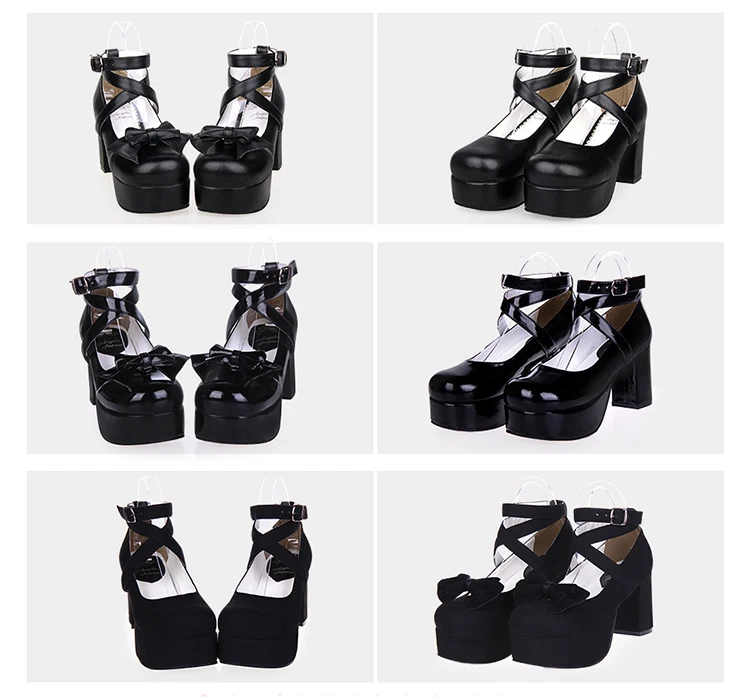 Женские весенние Аниме Косплей туфли Лолиты женские туфли на высоком каблуке милые кожаные туфли принцессы на платформе