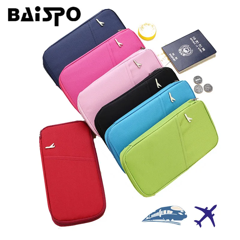 Сумка для хранения паспорта BAISPO многофункциональная портативная сумка-кошелек
