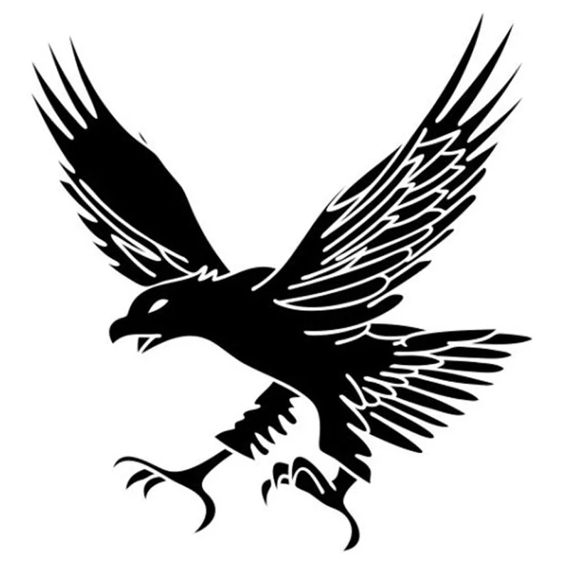 13 3 14 2cm Ferocious Eagle Vinyl Car Sticker Wild Bird Car