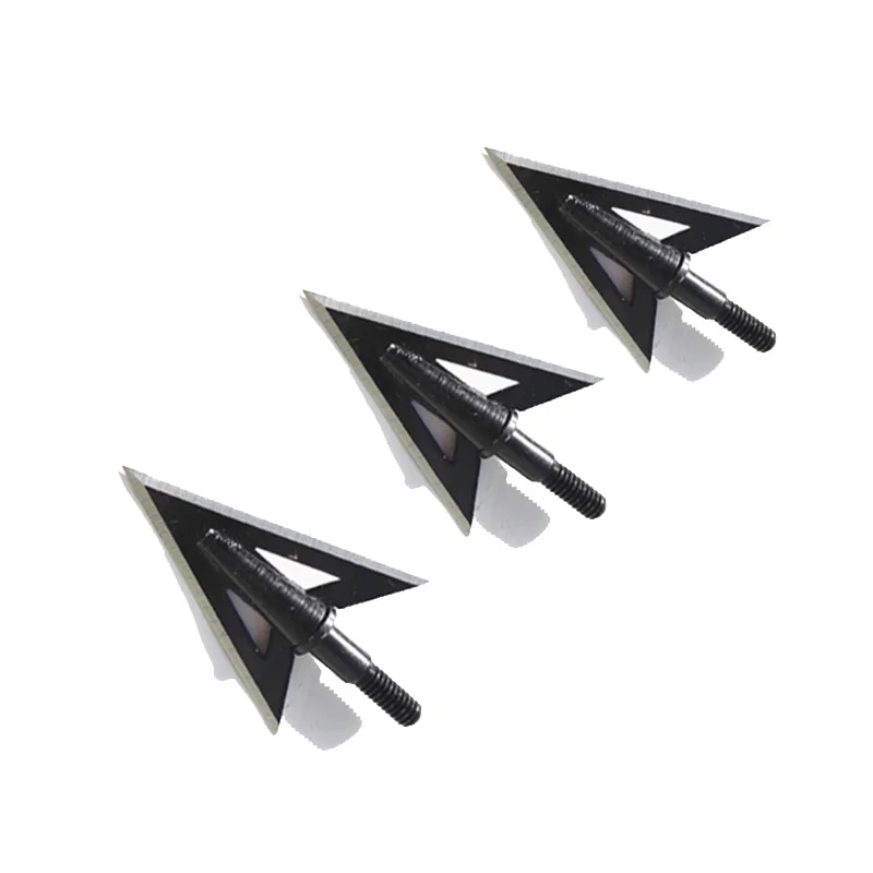 

3pcs Archery Blade Broadhead Sharp 108Grain Blade Arrowhead Stainless Steel Hunting Arrow Head