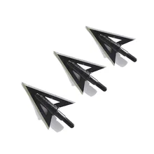 3pcs Archery Blade Broadhead Sharp 108Grain Blade Arrowhead Stainless Steel Hunting Arrow Head 3pcs Archery Blade Broadhead Sharp 108Grain Blade Arrowhead Stainless Steel Hunting Arrow Head