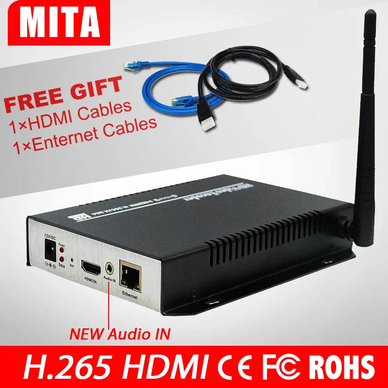 HD hdmi к ip h.265 кодировщик WiFi для потоковой передачи IPTV с UDP TCP|h.265 encoder|encoder wifihdmi to |
