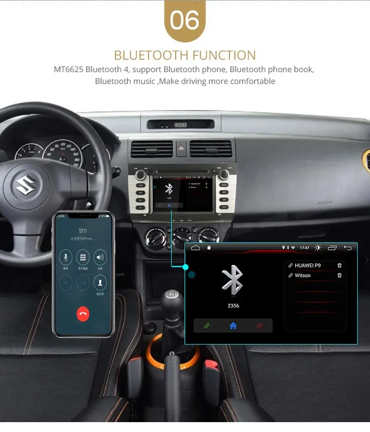 Flash Deal LJDA Android 9.1 Car DVD Player For Suzuki swift 2004-2010 Car Multimedia Player Stereo GPS Navigation IPS Audio 2 Din Car Radio 8