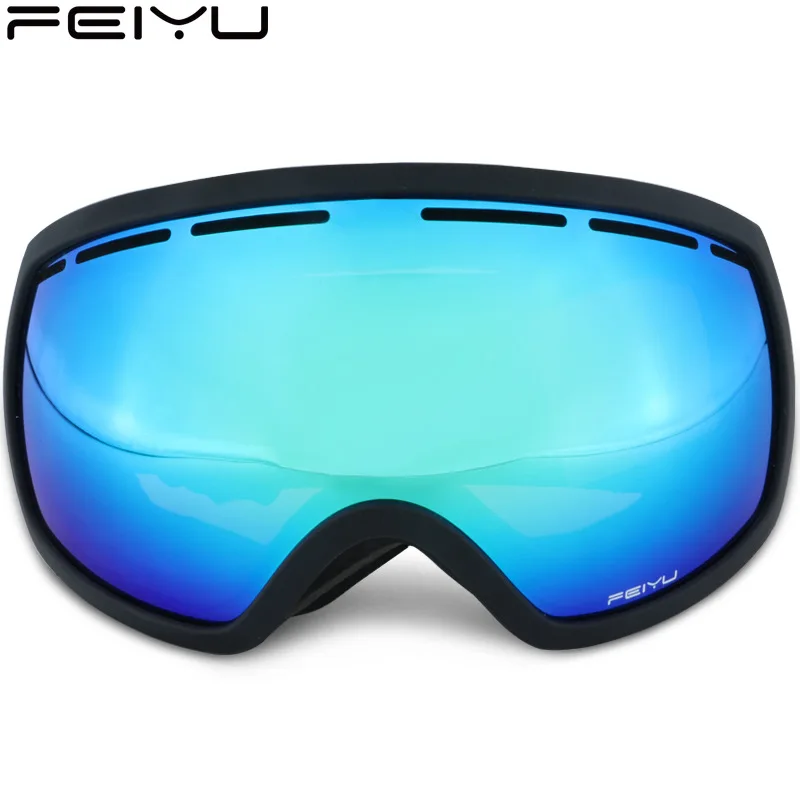 High Quality Ski Goggles Double UV400 Anti fog Big Ski Mask Glasses Skiing Men Women Snow