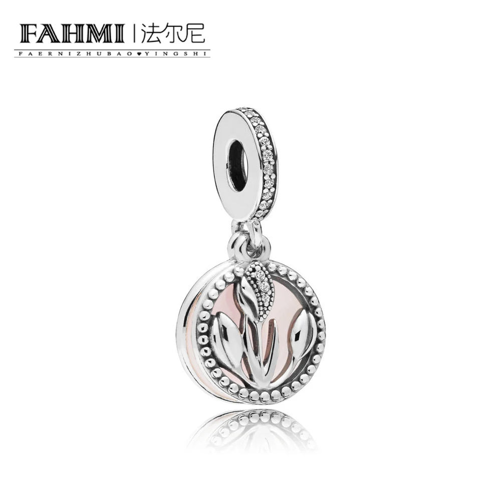 

FAHMI 100% 925 Sterling Silver New 797825CZ International Women's Day 2019 Charm Gift DIY Bracelet & Bangle Jewelry Making