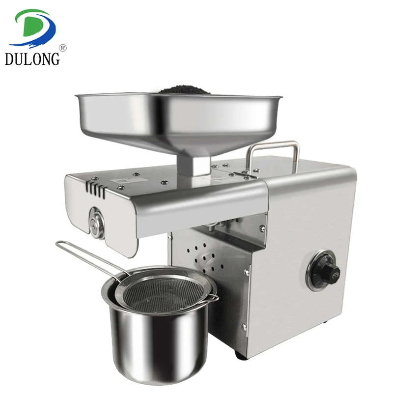 

Cold And Hot press Oil machine Commercial Home Oil press Stainless steel Peanut Oil press machine suitable for almond