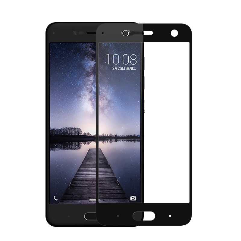 Закаленное стекло с полным покрытием для ZTE Blade V8 2 шт. защитная пленка экрана BV0800 5