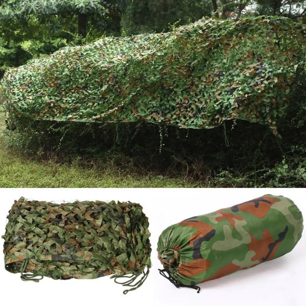 

7*1.5m Professional Military Camo Net Vehicle Camouflage Net Outdoor Hunting Blinds Netting Car Tent Cover Camping Sun Shelter