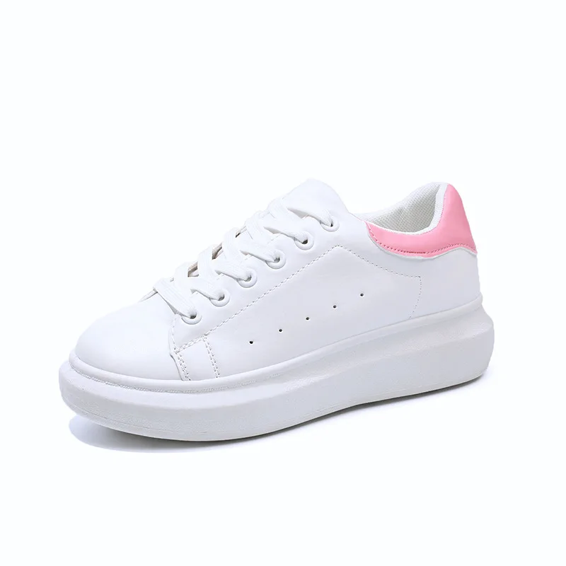 

2019 Spring New Female Thick Bottom Casual Shoes Students Increased Shoes