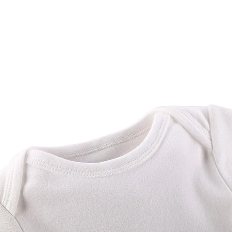 3 PCSLOT White Baby Bodysuit Boys Girls Clothes Long Sleeve Baby Wear Infant Jumpsuit Roupa Infantil Newborn Clothes Onesie (1)