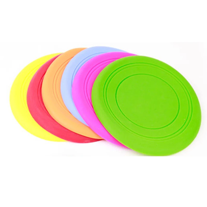 لينة سيليكون رمي الصيد القرص السلامة تحلق الصحن متعة في الهواء الطلق الكلب لعب الحيوانات الأليفة الرياضية القرص مريحة مستلزمات الحيوانات ال...