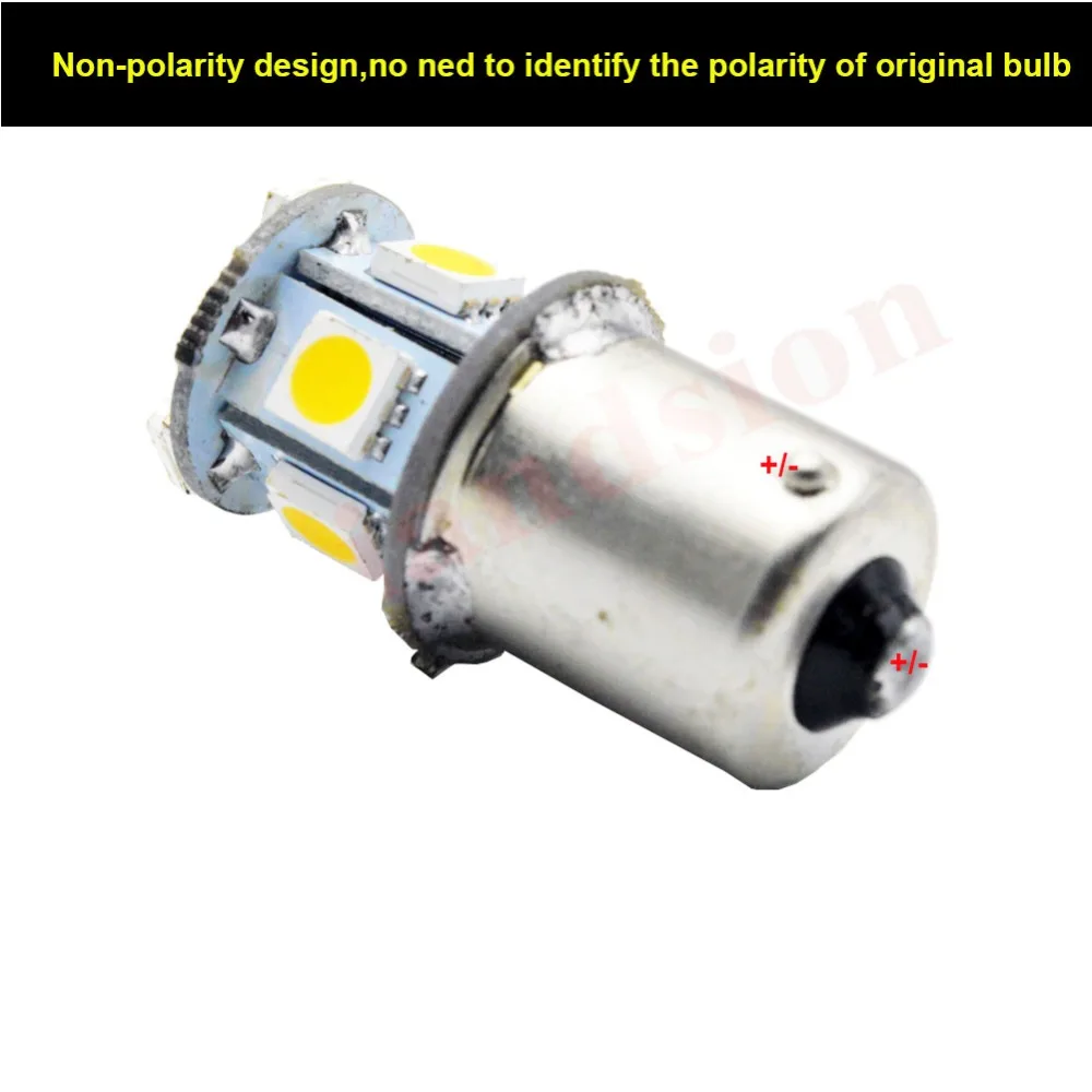 1 шт. без Полар флиса 6V DC12V 24V 5050 led 1156 BA15S P21W BAU15S PY21W 4300K автомобиля задние