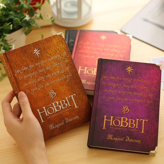 KIMCOOL Notebook [ The Hobbit Magic Book ] Classical European Vintage Diary Composition Book Notepad