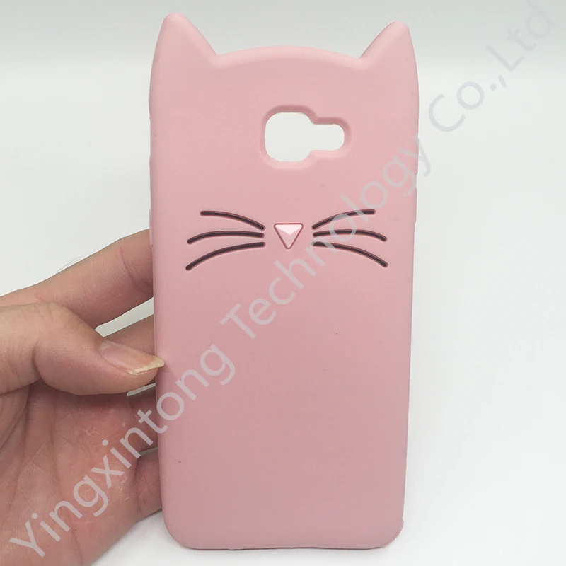 Тонкие Чехлы 3D с милыми животными бородой котом для Samsung Galaxy J2 J5 J7 Prime чехол из ТПУ