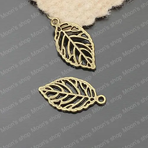 

(25884)Alloy Findings,charm pendants,Antiqued style bronze tone 27*14MM Leaves 30PCS
