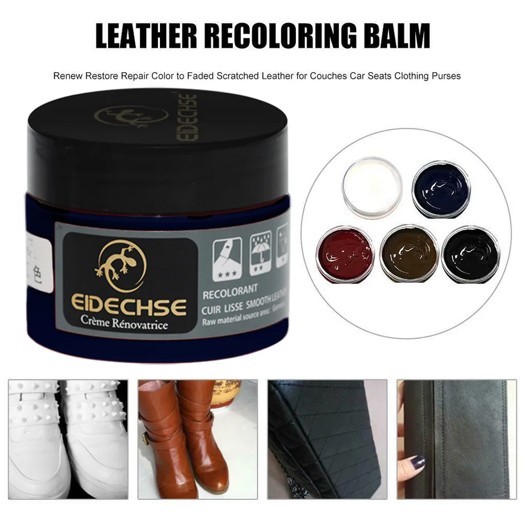 New Formula Multifunctional Cleaner Leather Color Repair Cream Paste Shoe Cream Sofa Leather Polish Coloring Agent Stain Wax