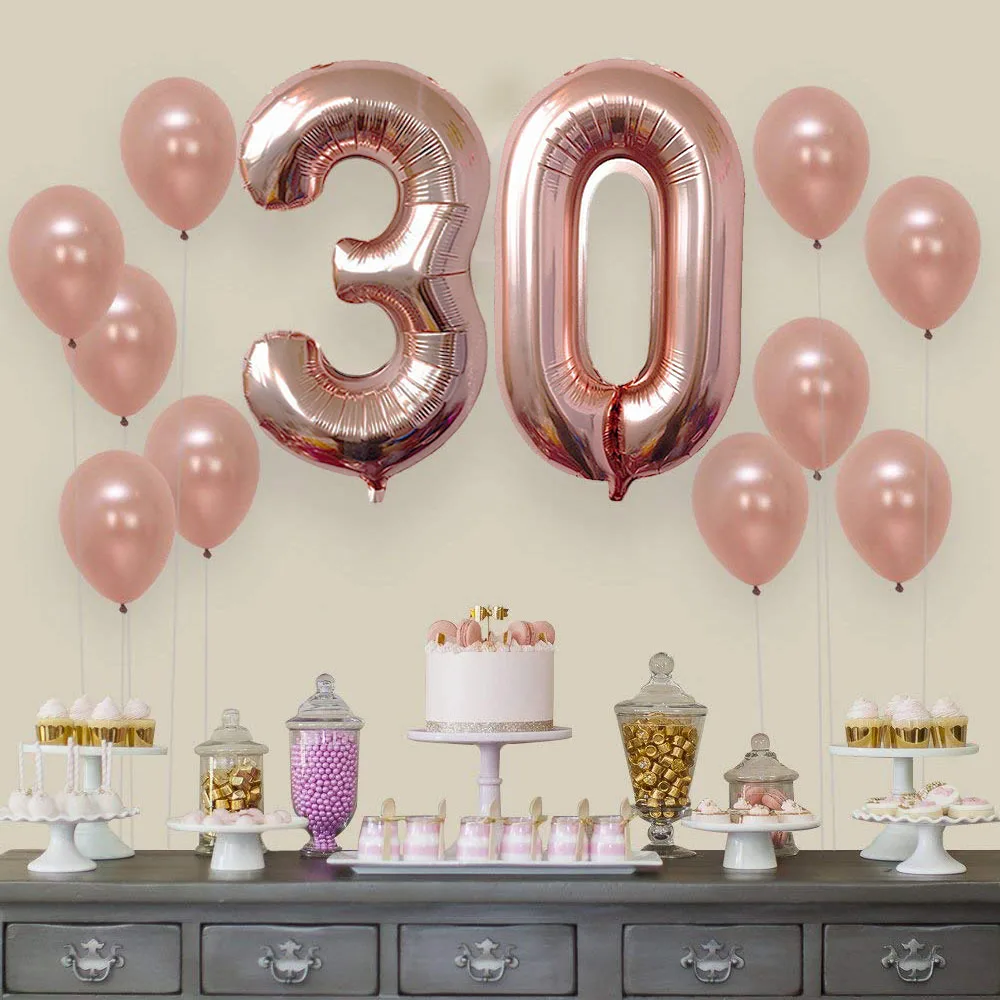 32 дюймов фигурные воздушные шары фольги лет баллон гелия номер счастливый 18 23 30 мяч на день рождения воздушные шары для украшения вечеринок балоны Globos