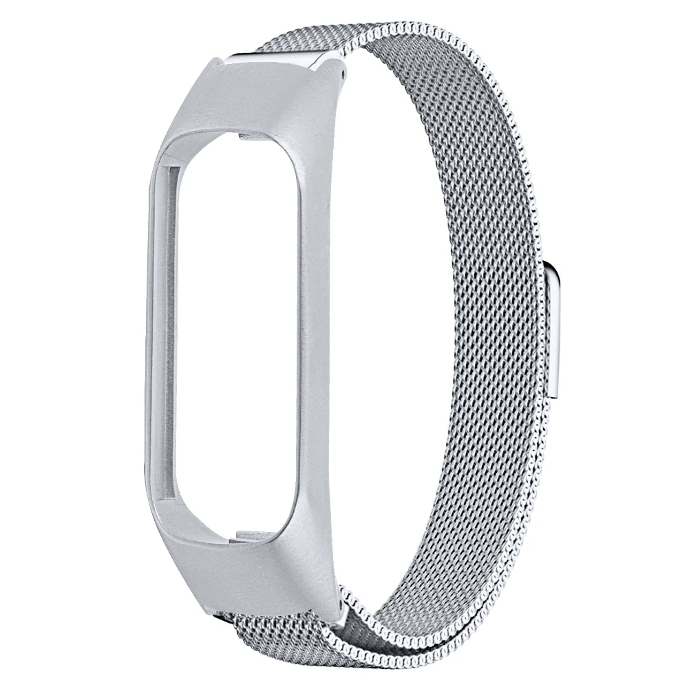 

Strap Adjustable Accessories Replacement Watch Band Sports Magnetic Metal Stainless Steel Smart Fashion Wrist For Galaxy Fit-e