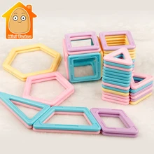 MiniTudou New Color Big Size Bulk Magnetic Designer Blocks Enlighten Brick Building Toys Magnetic Accessories Educational