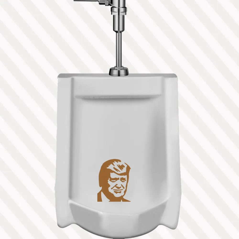 

Literally PISS ON TRUMP Toilet Target Pee Vinyl Decal funny Toilet sticker Switch Sticker DIY Home Decorastion Mural A-136