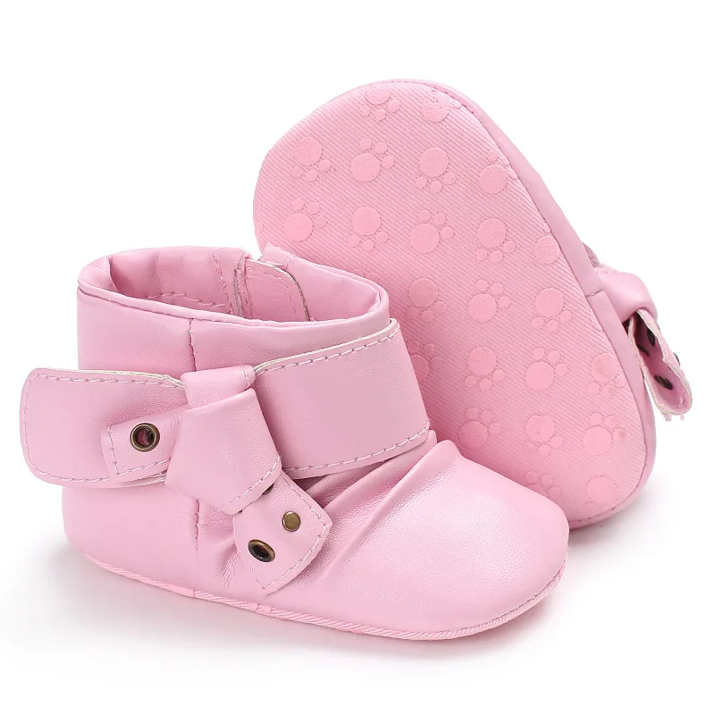 Модная обувь на мягкой подошве для маленьких девочек 0-1 лет; сезон весна-осень; обувь для малышей