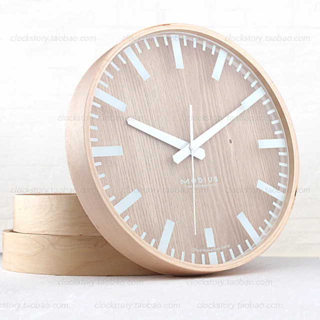 IKEA mute original wooden shipping system / wooden wall clock