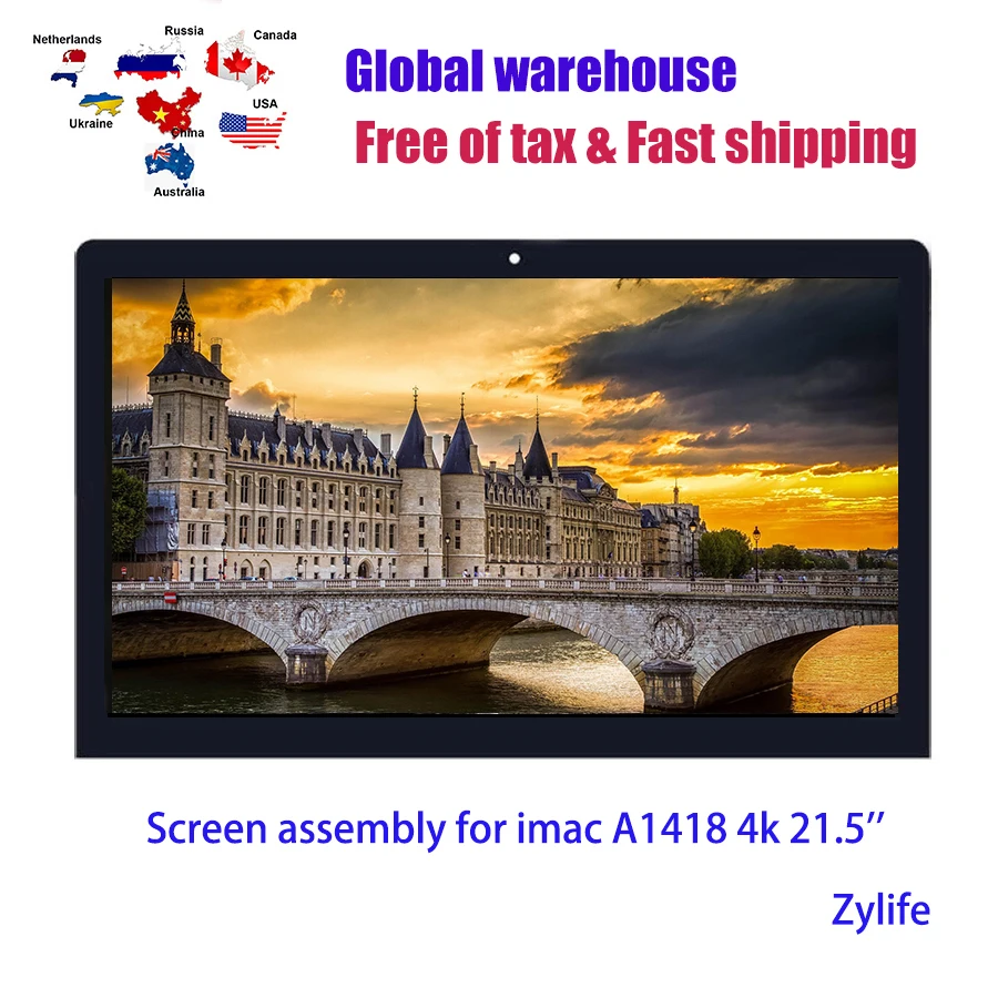 

ЖК-экран в сборе для iMac A1418 4K 21,5 ", EMC:2833 LM215UH1-SDA1 2015