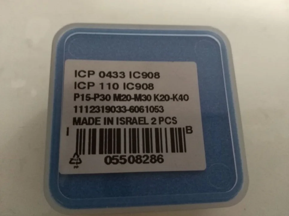 1 шт. карбидная вставка ISCAR ICP110 IC908