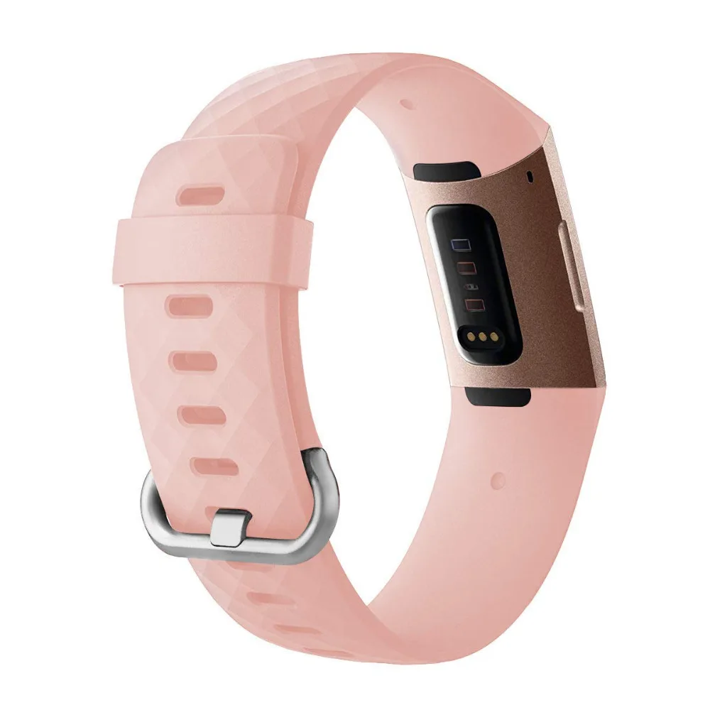 Силиконовые спортивные повязки заменить Мужские t для Fitbit Charge 3 для женщин мужчин маленький большой классический регулируемый браслет ремешок браслет 9,14