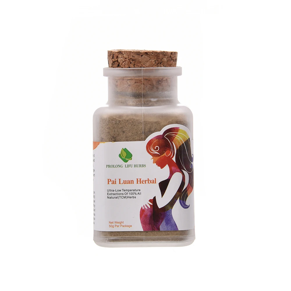 

Prolong Lifu Pai Luan Herbal for Female Infertility. Cure Menstrual Disorder, Enhance the Vitality of the Uterus.