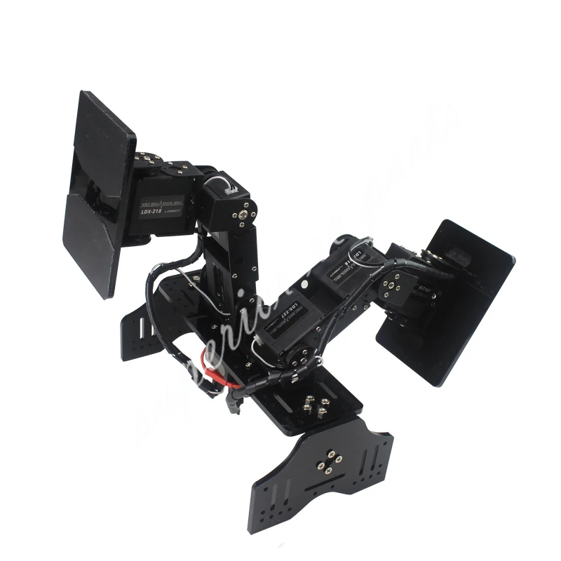 DIY 6 DOF Biped Walking Humanoid Robot Servo Bracket Mechanical Arm Gaming Educational