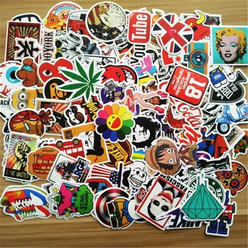 200 шт. случайные наклейки для ноутбука Scrapboking Stiker детей Стайлинг автомобиля