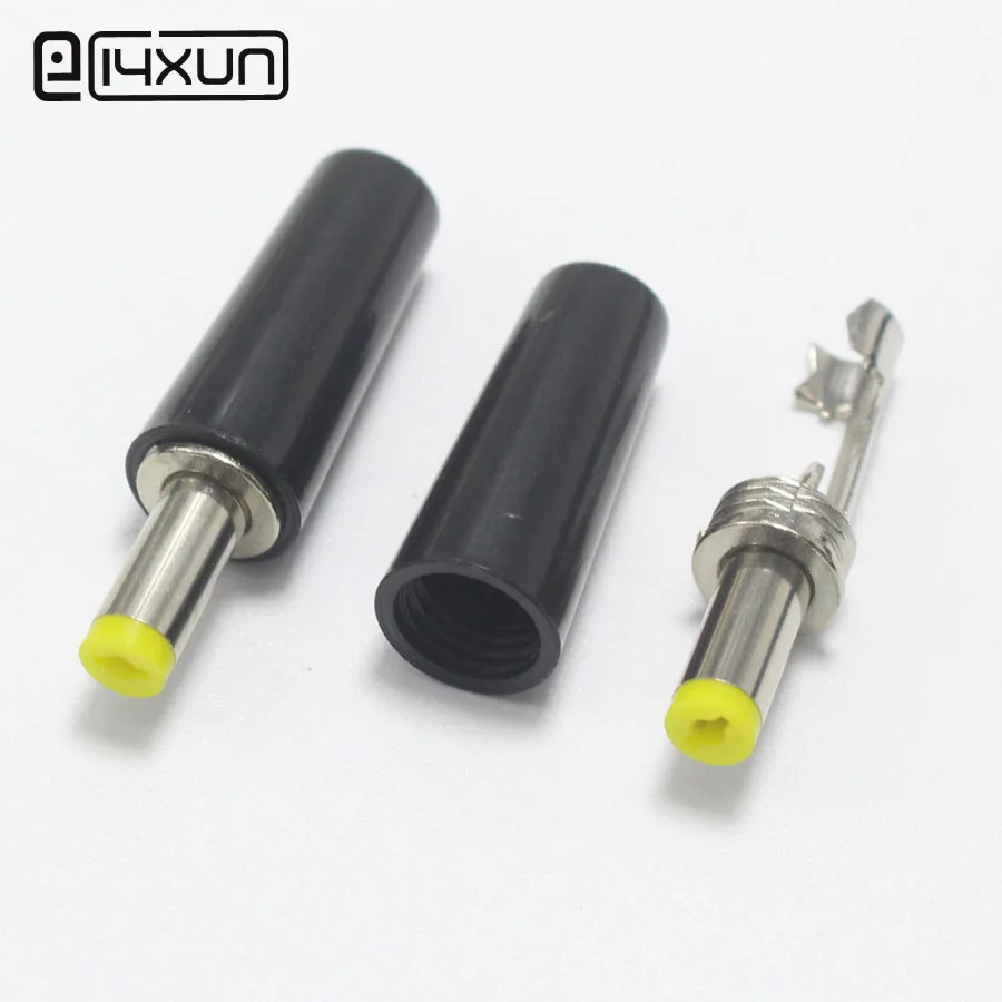 

1pcs 4.8mm x 1.7mm DC Power Male Plug 4.8x1.7mm DC Plugs Connector Adapter DIY Parts Yellow Head Audio Adapter