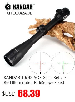 KANDAR Gold Edition 3-9x40 AOME стекло гравированное Mil-dot Сетка фиксирующий прицел охотничий прицел тактический оптический прицел