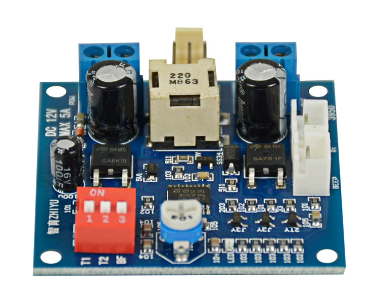 DC 12V PWM PC cpu вентилятор контроль температуры контроль скорости Лер макс 5А сигнализация скорости
