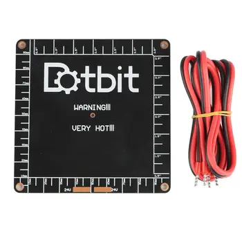 

100x100x2MM Mini Double-Sided Heating Plate Heated Hot Bed with 1M Power Cable for 3D Printer Parts Accessories