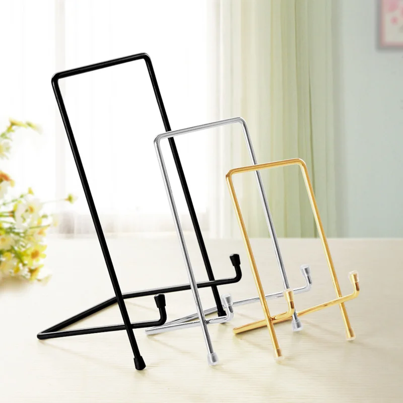 

Multifunction Iron bracket table display easel stand Rack for Picture Frame medal certificate Bowl phone tablet support Holder