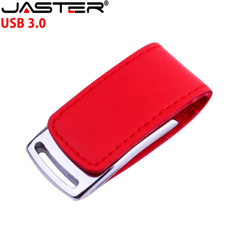 Флэш накопитель JASTER флеш USB 3 0 8 ГБ 16 32 64 кожаная Флэшка с картонной коробкой