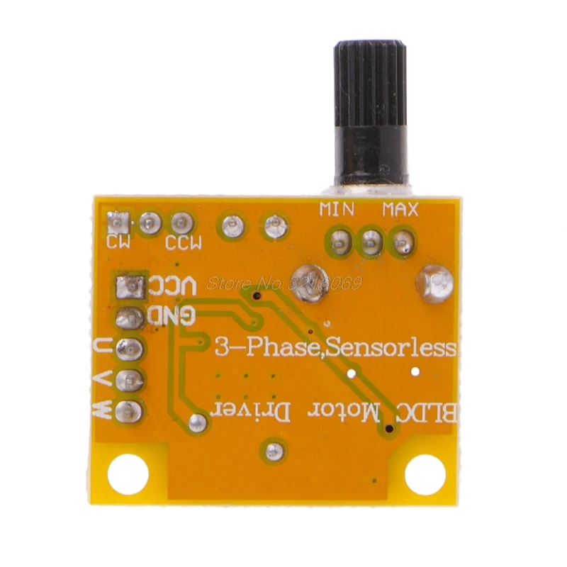 DC 5V 12V 2A 15 Вт бесщёточным двигателем Скорость контроллер без зала BLDC драйвер платы