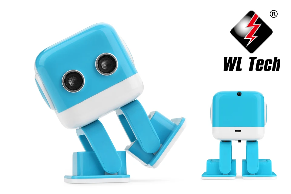 WLToys Cubee F9 Интеллектуальный робот приложение Программирование музыка танцы Индуктивный развивающие RC робот игрушка для детей